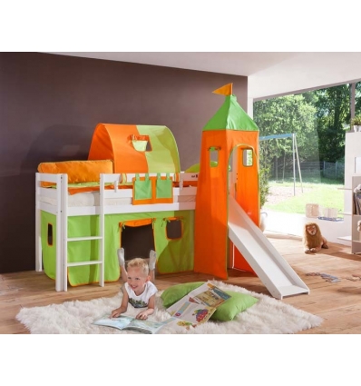 Letto alto bambini legno