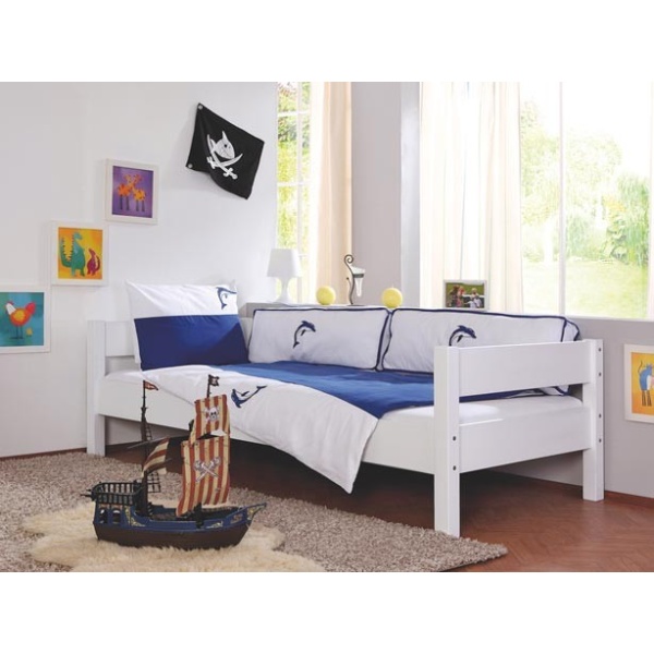 Brancheria da letto bambino blu e bianco
