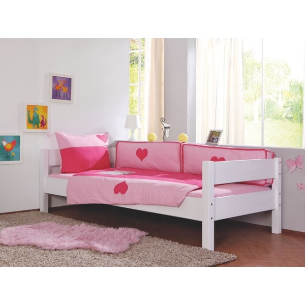 Brancheria da letto bambino con cuori rosa