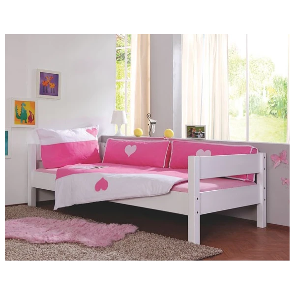 Letto singolo legno bianco