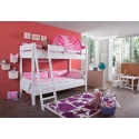 Letti a castello con cassetti in legno