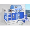 Letto a castello bambino pirata blu