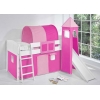 Letto bambino con scivolo rosa pink