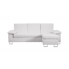 Divano con chaise longue bianco