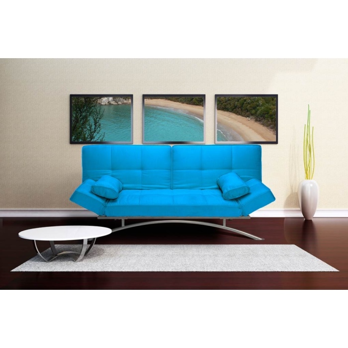 Divano letto turchese