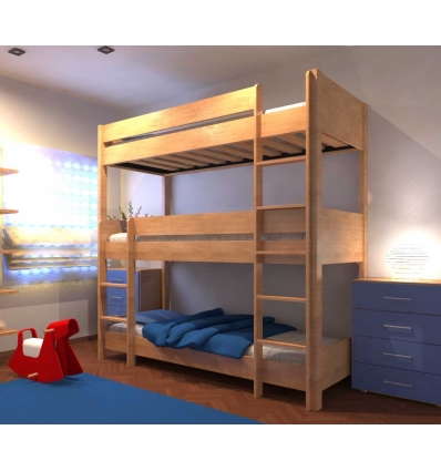 Letto a castello triplo
