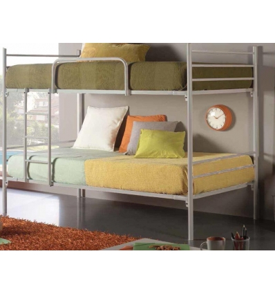 Letto a castello metallico