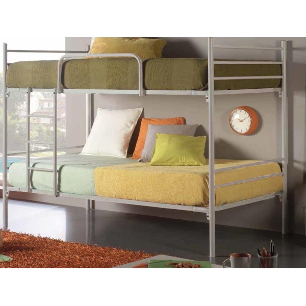 Letto a castello metallico