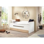 Letto con letto estraibile con  cassetti