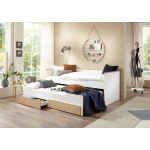 Letto estraibile con cassetti