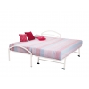 Letto metallo bianco