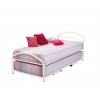 Letto a rotelle in metallo