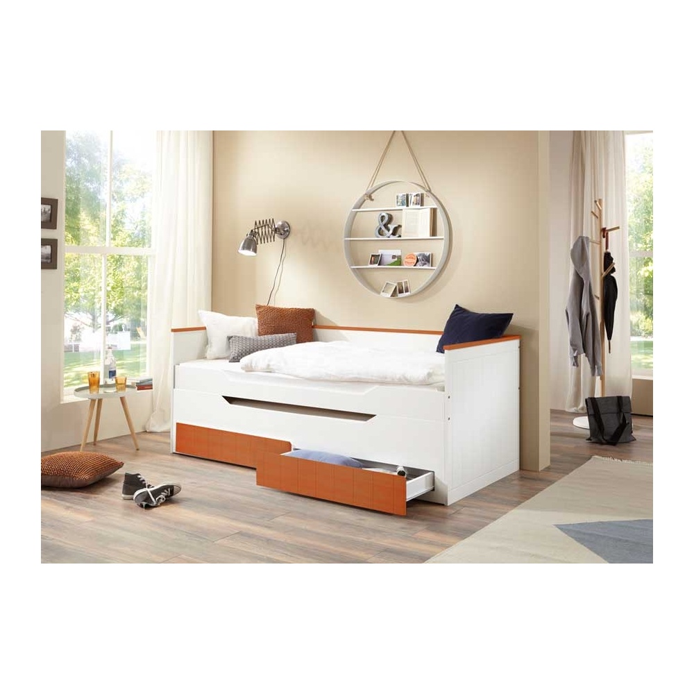 Letto matrimoniale con cassetti