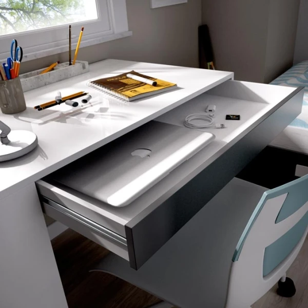Scrivania bicolore