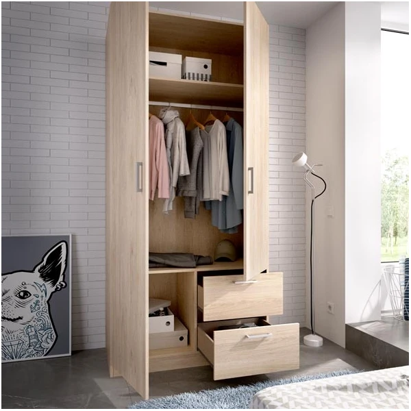 Armadio 2 ante 2 cassetti