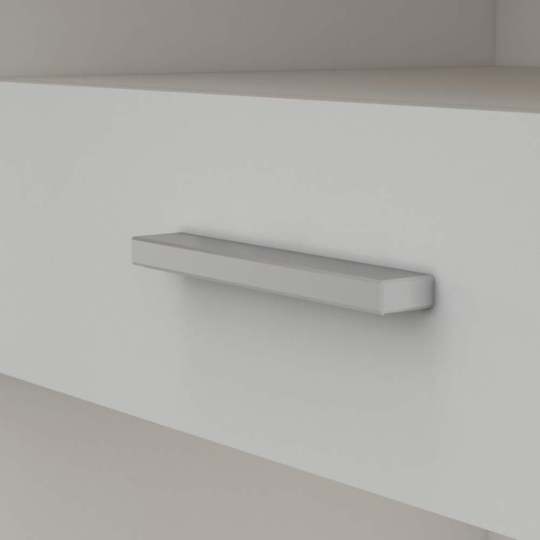 Scrivania con ripiano e cassetto