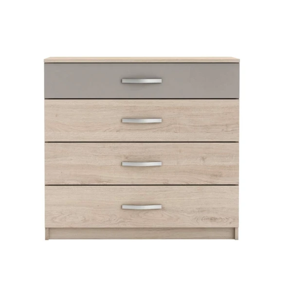 Cassettiera bicolor 4 cassetti