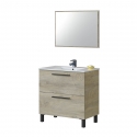 MOBILE DA BAGNO CON 2 CASSETTI E 4 GAMBE BIRD