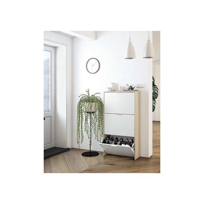 Scarpiera con porte abbattibili