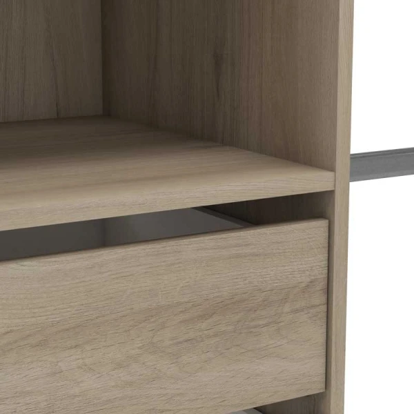 Cabina Armadio Aperta 2 Cassetti Appendiabiti