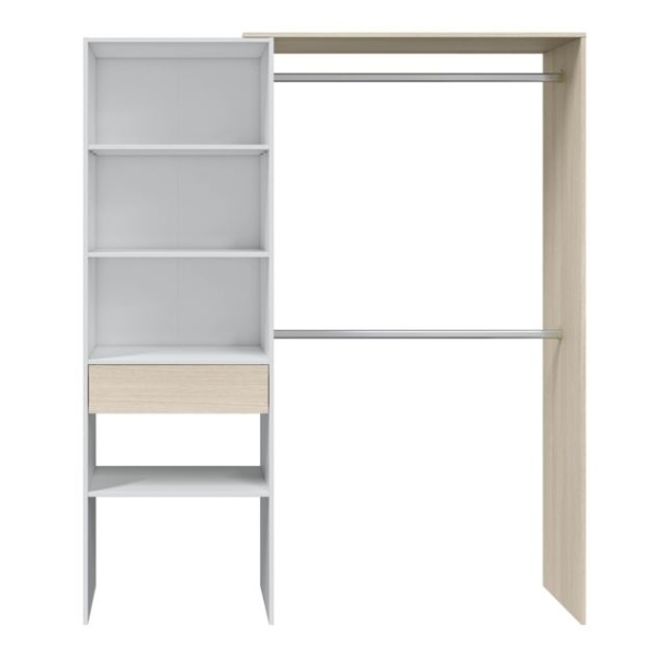 Mobile organizzatore con appendiabiti e cassetti