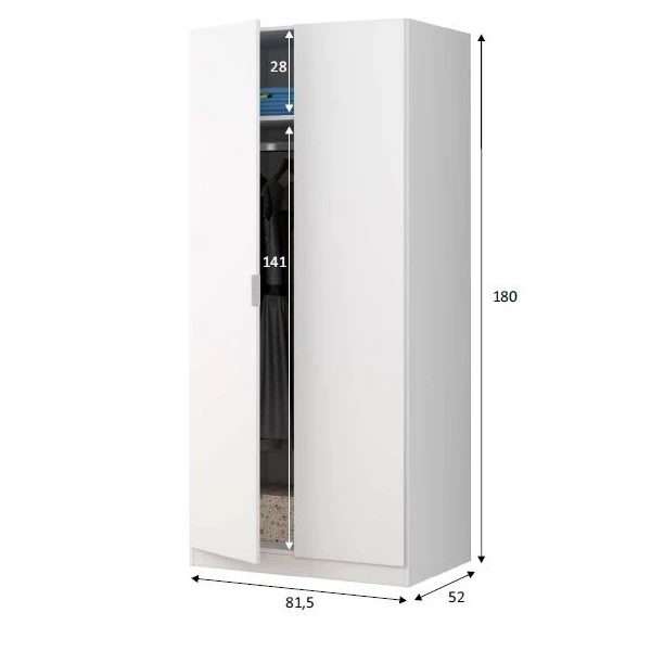 Armadio Bianco 2 Ante