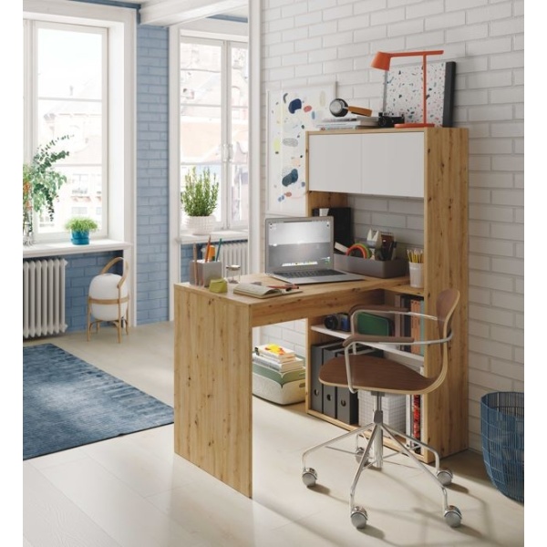 Scrivania Multifunzionale Ripiani Ante