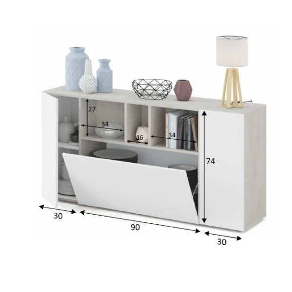 Credenza Moderna 3 Ante