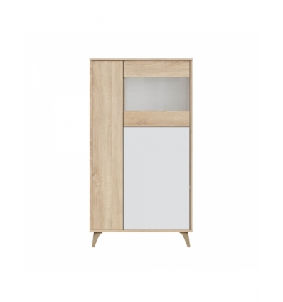 CREDENZA CON VETRINA SOGGIORNO MAYRA