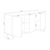 CREDENZA A 3 ANTE MAYRA