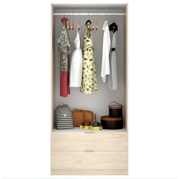 Armadio con 2 porte e 2 cassetti Lincoln