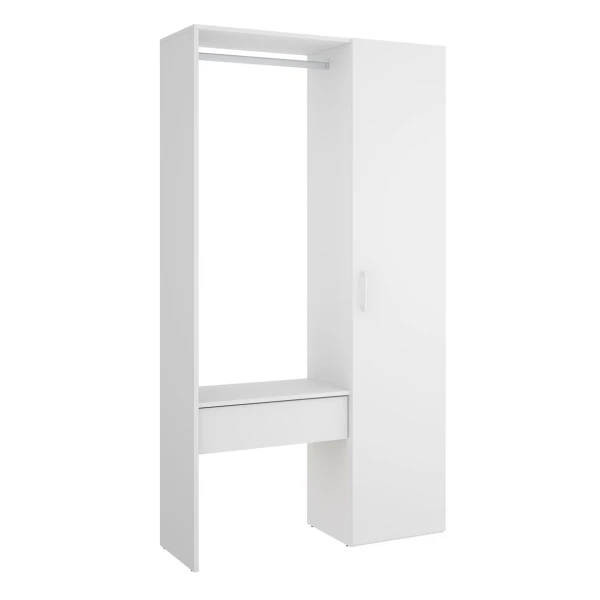 VESTIDOR SEMI ABIERTO CON PUERTA Y CAJON DYLAN