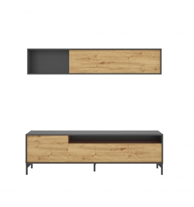 MUEBLE TV CON ESTANTE KALMA