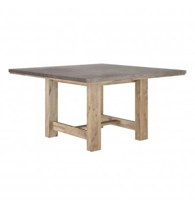 MESA DE MADERA CUADRADA THOR