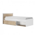 LETTO GIOVANILE BICOLOR CON CONTENITORE INFERIORE POSTEL