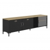 MUEBLE TV LARGO DE ESTILO INDUSTRIAL RANDY 