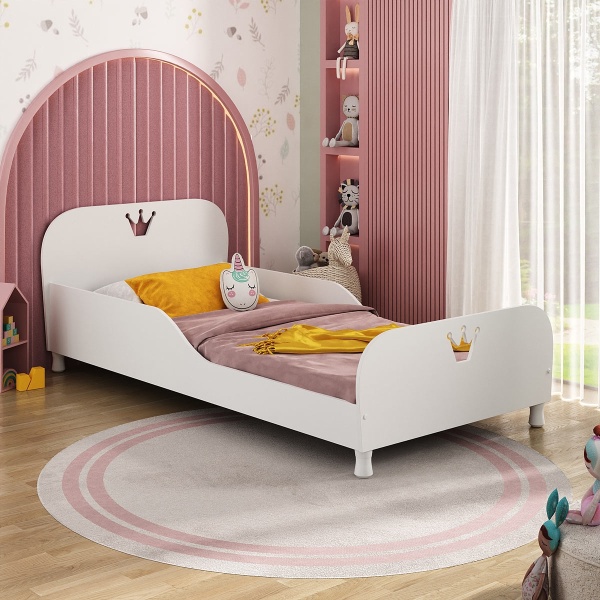 Letto bambino principesse con corona