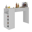 TAVOLO ALTO TIPO BAR CON CANTINA CUARZO