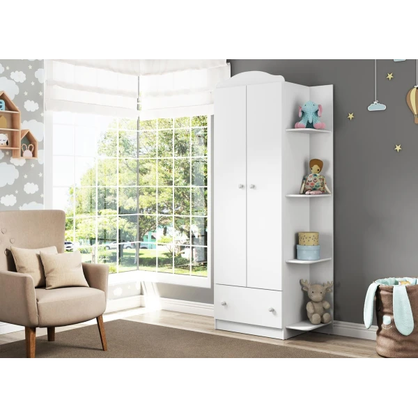 Armadio bambino con scaffalatura