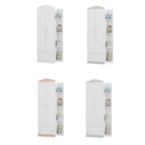 Armadio bambino con scaffalatura