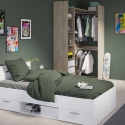 LETTO GIOVANILE CON CASSETTI TIANA