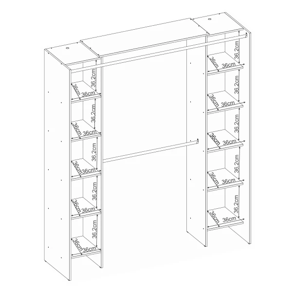 VESTIDOR ABIERTO BASTION