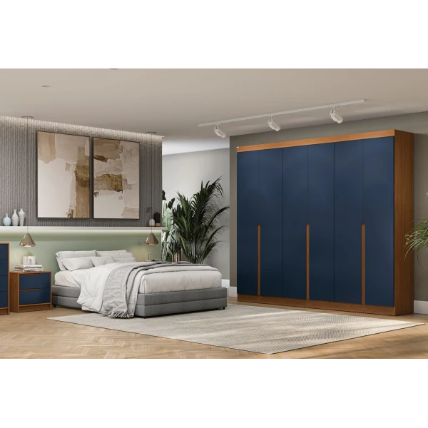 ARMARIO 6 PUERTAS CON CAJONES ESKY