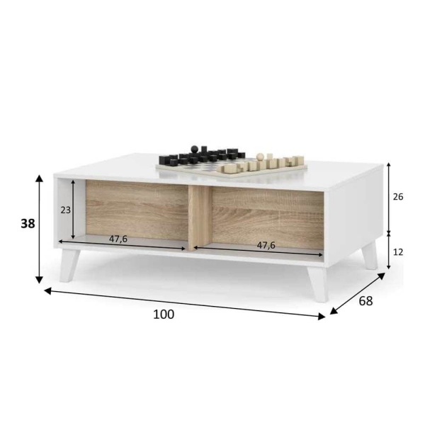 Tavolo elevabile nordico