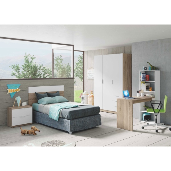 Armadio a 3 ante e 3 cassetti