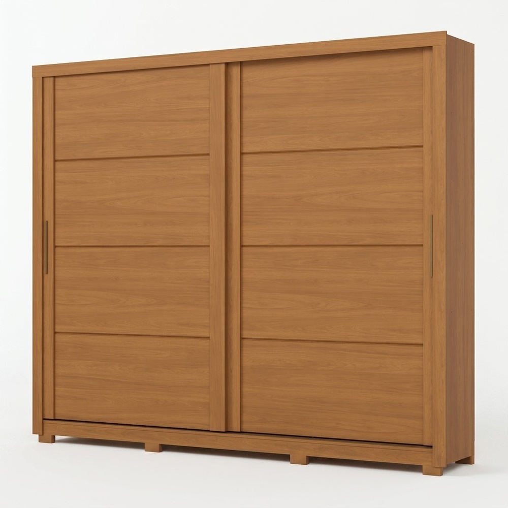 Armadio Genius con ante scorrevoli in rovere cannella, design elegante e grande capacità